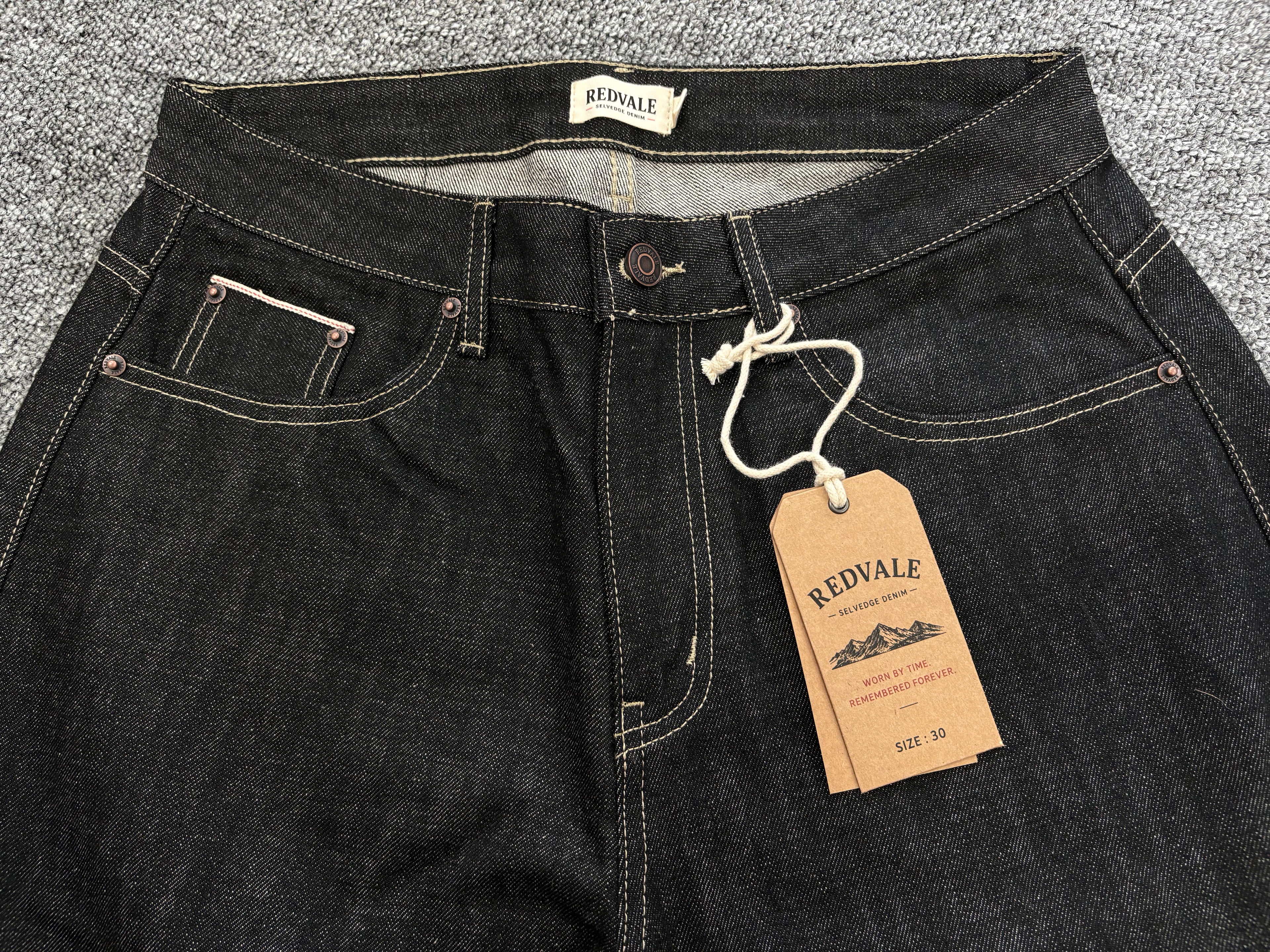 Raw denim black