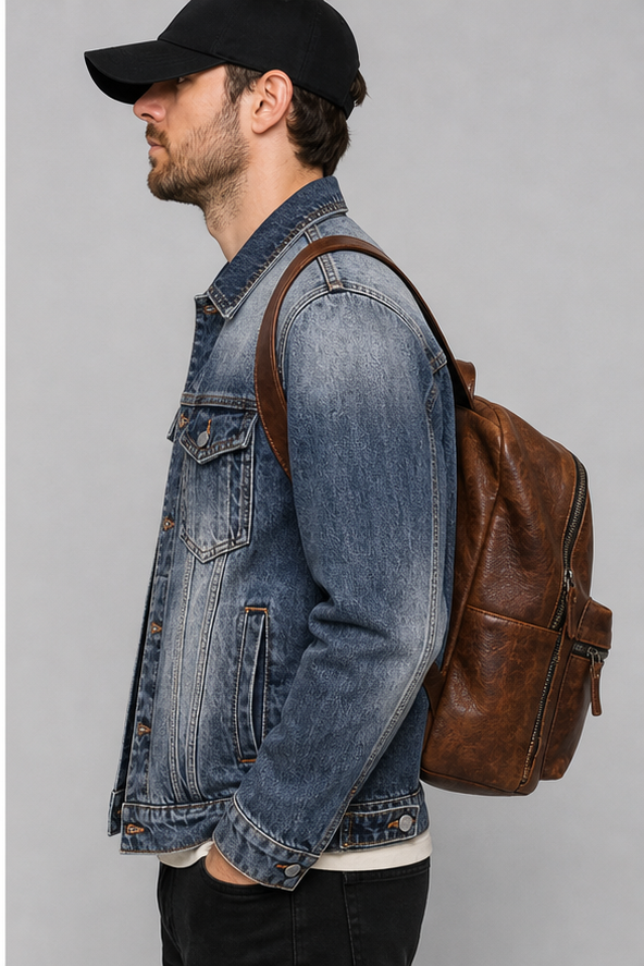 Blue denim jacket