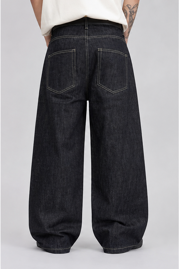 Raw denim black