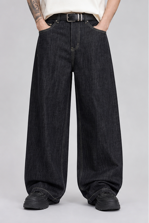 Raw denim black